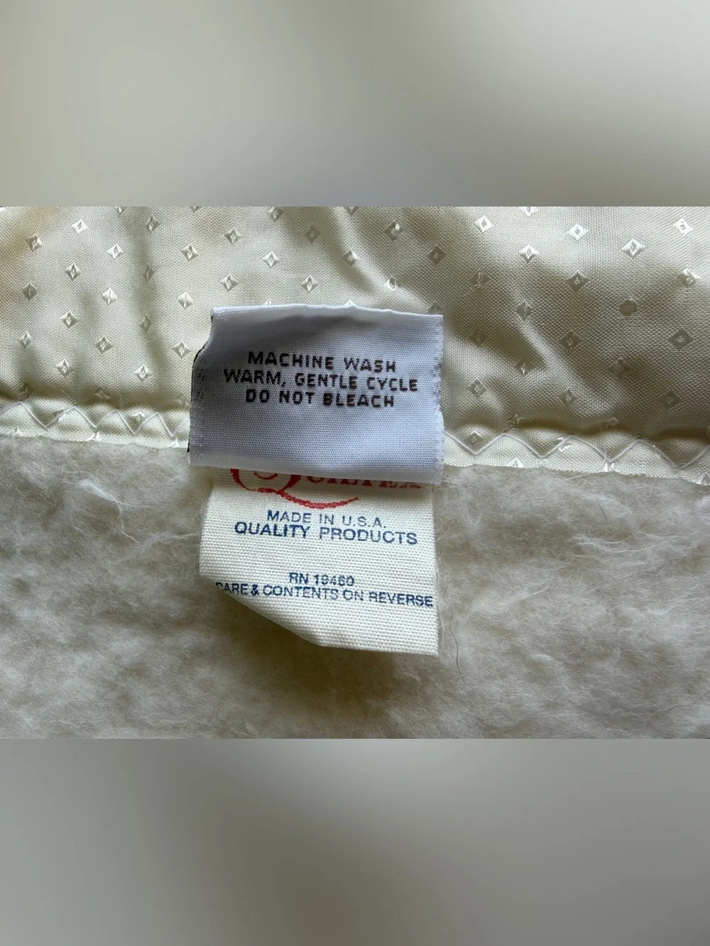 Vintage Quiltex Beatrix Potter Peter Rabbit Embroidered Satin Edge Baby Blanket